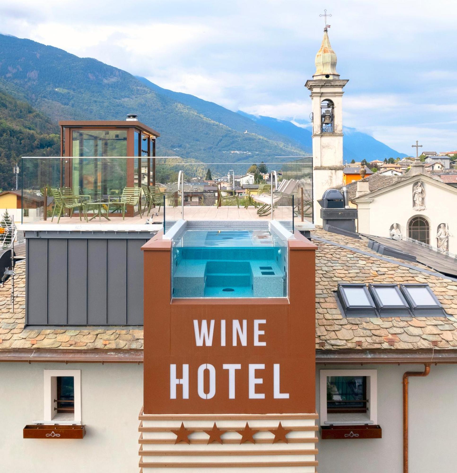 Wine Hotel San Carlo - Relais & Spa - Boutique Hotel Chiuro Eksteriør bilde