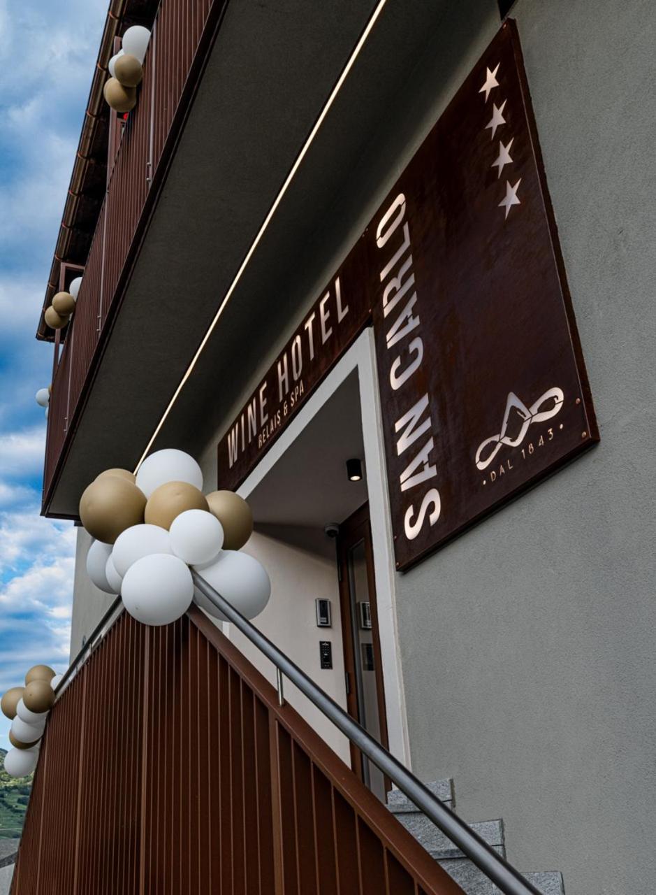 Wine Hotel San Carlo - Relais & Spa - Boutique Hotel Chiuro Eksteriør bilde