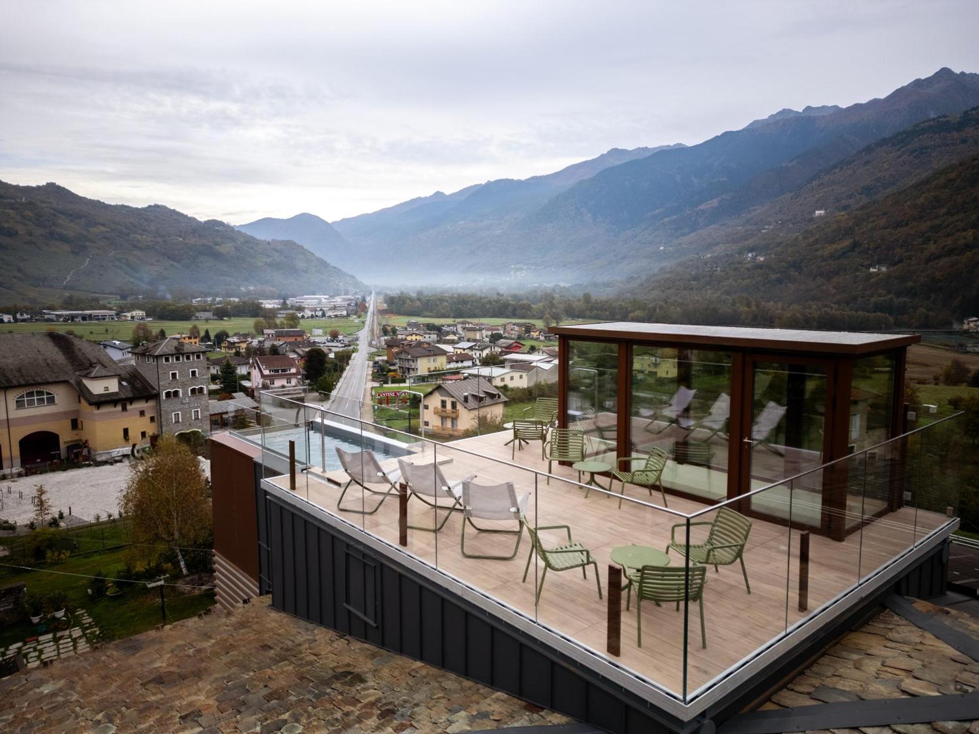 Wine Hotel San Carlo - Relais & Spa - Boutique Hotel Chiuro Eksteriør bilde